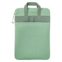 無印良品 ポリエステル 縦型クッションタブレットケース １１型用 グリーン 良品計画