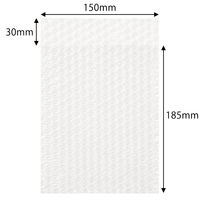 軽梱包用エアー緩衝袋 フラップあり 150×185+30mm　100枚入り PPFA21 1個（100枚） オリジナル