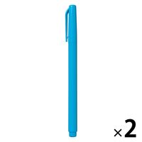 無印良品 水性サインペン 細字 そらいろ 1セット（1本×2） 良品計画