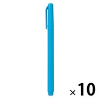 無印良品 水性サインペン 細字 そらいろ 1セット（1本×10） 良品計画