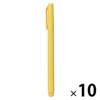 無印良品 水性サインペン 細字 からしいろ 1セット（1本×10） 良品計画