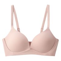 【レディース】無印良品 婦人 ノンワイヤーモールド ホックのないブラジャー 婦人Ｍ アプリコット 良品計画