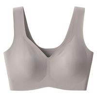 【レディース】無印良品 婦人 ひびきにくいハーフトップブラジャー 婦人Ｓ モカブラウン 良品計画