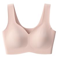 【レディース】無印良品 婦人 ひびきにくいハーフトップブラジャー 婦人Ｓ アプリコット 良品計画