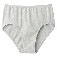 【レディース】無印良品 婦人 フライス編みハイライズショーツ 婦人Ｌ グレー 良品計画