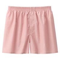 【メンズ】無印良品 紳士 なめらか 前開きトランクス 紳士Ｌ レッド 良品計画