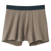メンズ】無印良品 紳士 なめらか 前開きボクサーパンツ 紳士L