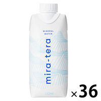 水　ミネラルウォーター　【紙パック】Mineral Water mira-tera(ミラ・テラ) 330ml 1セット（36本：18本入×2箱） オリジナル