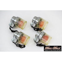 マッドマックス MADMAX 汎用 丸型ヨーロピアンウインカー 4個セット 黄ばみ 20-1390PLA-4 1セット(4個)（直送品）