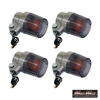 マッドマックス MADMAX 汎用 丸型ヨーロピアンウインカー 4個セット スモーク 20-1390PM-4 1セット(4個)（直送品）