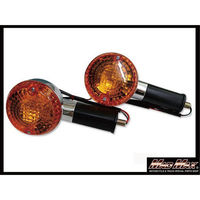 マッドマックス 純正タイプ 砲弾型ウインカー シングル球 オレンジ 2個セット 20-2349A-2 1セット(2個)（直送品）