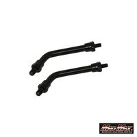 バイク用 カワサキ Z2タイプ ショートミラーステー 10mm ブラック 2本 MM04-K006-01-2 1セット(2本)（直送品）