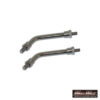 マッドマックス バイク用 カワサキ Z2タイプ ショートミラーステー 10mm メッキ 2本 MM04-K006-02-2 1セット(2本)（直送品）