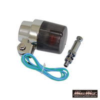 マッドマックス 汎用 丸型 ヨーロピアンウインカー スモーク 取付ステー付き 1個 MM11-0057-SM（直送品）