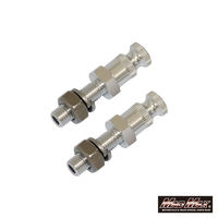 マッドマックス 汎用 アルミ製 ウインカーステー M10×60mm シルバー2本SET MM11-0070-02 1セット(2本)（直送品）