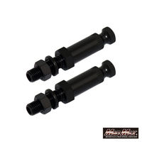 マッドマックス 汎用 ウインカーステー ノーマル M10×76mm ブラック 2本 MM11-0067-02 1セット(2本)（直送品）