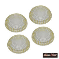 マッドマックス カワサキ ゼファー400/χゼファー750 ウインカーレンズ 黄ばみ 4個 MM11-K004-LY-4 1セット(4個)（直送品）