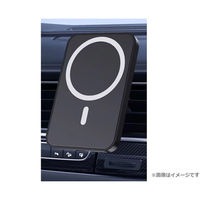 リーダーメディアテクノ マグネット式車載充電器 L-MGCC-BK 1個（直送品）