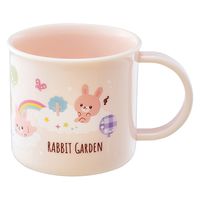 スケーター 抗菌食洗機対応プラコップラビットガーデン ＫＥ4ＡＡＧ 1個 かわいい 子供 キッズ 飲食店 保育園