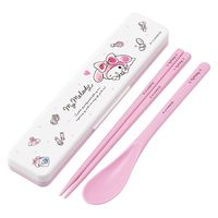 スケーター  抗菌食洗機対 お箸 スプーン セット　マイメロ水彩コスメ ＣＣＳ3ＳＡＡＧ 1個　サンリオ