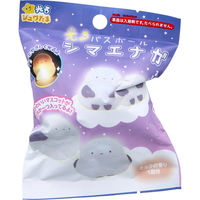 サンタン 光るシュワたま 光るシマエナガ バスボール ミルクの香り 75g 1回分 4525636337994 1袋（直送品）