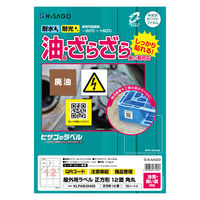ヒサゴ 屋外用ラベル 油面・粗い面対応 A4