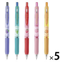 ゼブラ サラサクリップ 0.5mm 香りつき フルーツ 5色セット JJ29