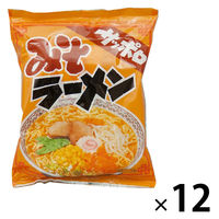 サッポロラーメン みそ 84g 1セット（1袋×12） 麺のスナオシ
