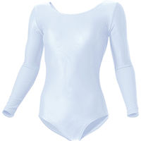 wundou(ウンドウ) 女子体操レオタード長袖 S ホワイト P520 1枚（直送品）