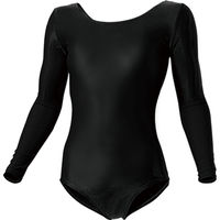 wundou(ウンドウ) 女子体操レオタード長袖 130 ブラック P520J 1枚（直送品）