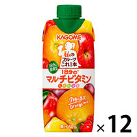 カゴメ 私のフルーツこれ一本 1日分のマルチビタミン 330ml 1箱（12本入）