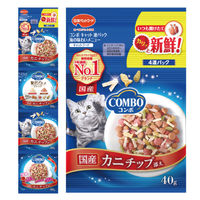 コンボ 連パック カニチップ添え 国産 160g（40g×4袋）1袋 日本ペットフード キャットフード 猫用 おやつ