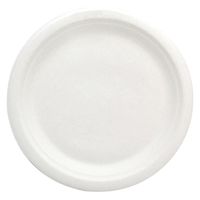 Gracz（グレース）バガス プレート ホワイト 18cm 1袋（50枚入）