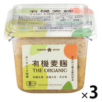 THE ORGANIC 有機麦麹 400g 3個 ひかり味噌 オーガニック みそ