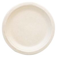 Gracz（グレース）バガス プレート ナチュラル 18cm 1箱（1000枚：50枚入×20袋）