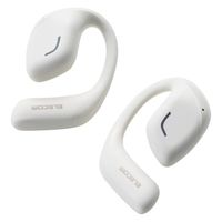 ワイヤレスイヤホン Bluetooth 無線 オープンイヤー 高音質 スノーホワイト LBT-OWS01WH エレコム 1個（直送品）