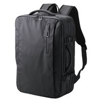 リュック バックパック 大容量 収納拡張機能 33L A4 15.6インチ収納可 ブラック BM-BPEX01BK エレコム 1個（直送品）