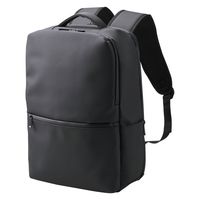 リュック バックパック 19L A4 15.6インチノートPC 収納可 ブラック BM-BPSQ01BK エレコム 1個（直送品）