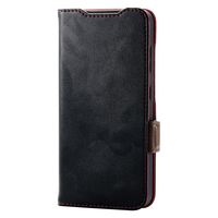 Galaxy S25 SC-51F ケース レザー 手帳型 衝撃吸収 ブラック PM-G251PLFYBK エレコム 1個（直送品）