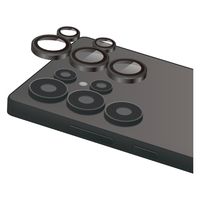 Galaxy S25 Ultra SC-52F レンズカバー ガラスフィルム ブラック PM-G252FLLG エレコム 1個（直送品）