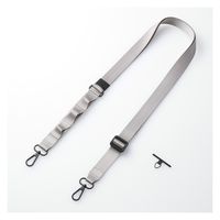 スマホ ショルダー ストラップ 97~150cm ループ付 アッシュグレー P-STSDH1FLPGY エレコム 1個（直送品）