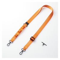スマホ ショルダー ストラップ 97~150cm ループ付 ビビッドオレンジ P-STSDH1FLPDR エレコム 1個（直送品）