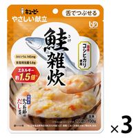 介護食 やわらか食 キユーピー やさしい献立 Y3-53 鮭雑炊 1セット（3袋入）