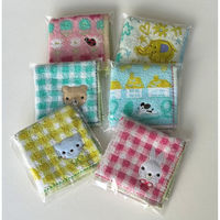 日繊商工 キッズ柄タオルハンカチ(柄はお任せ)個包装 プチギフト