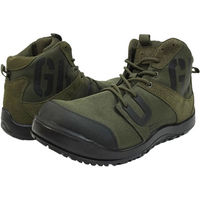 ケイゾック セーフティミッド(ヒモ) カーキ 27cm GKS-28 1足（直送品）