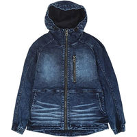 ケイゾック デニムジップアップパーカー ネイビー M GKW-9201 1着（直送品）