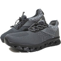 ケイゾック ゴム紐軽量通気シューズ グレー 27cm KZS-111 1足（直送品）