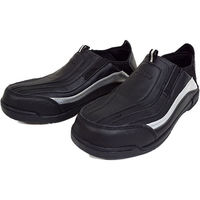 ケイゾック セフティシューズ(スリッポン) ブラック 25.5cm KZS-100 1足（直送品）