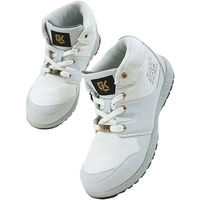 ケイゾック セーフティミッド(ヒモ) ホワイト 26.0cm GKS-06 1足（直送品）