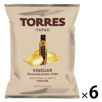 ポテトチップス 輸入菓子 スナック菓子 トーレス　ビネガー風味 40g 6個